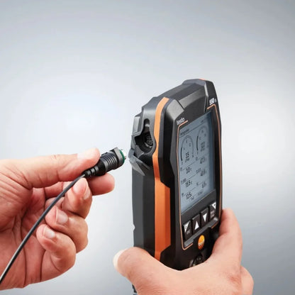 Testo 550s Smart Digital Manifold Kit with Wireless Clamp Temperature Probes