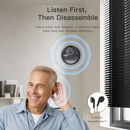 Water Leak Detector Multi-functional Sound Detector For Pipe Water Leak Suitable For Leak Detection Of Various Construction Pipe