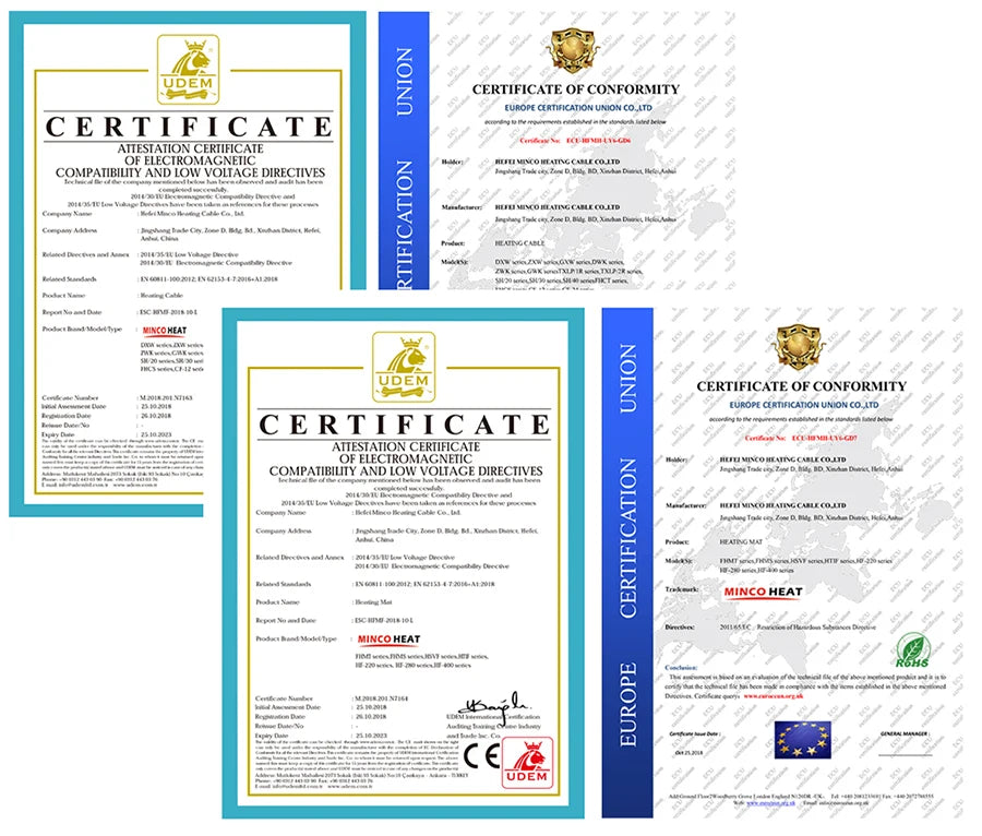 Infrared Graphene Underfloor Heating PTC Heating Film 1 ㎡ AC220V 240w/m2