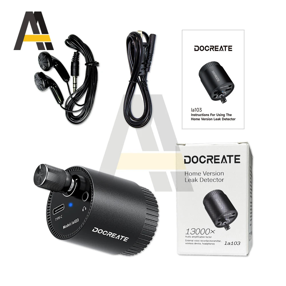 Water Leak Detector Multi-functional Sound Detector For Pipe Water Leak Suitable For Leak Detection Of Various Construction Pipe