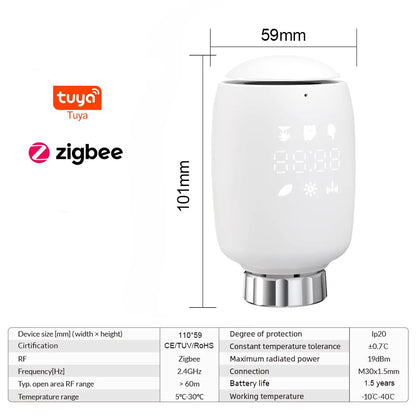 Smart Radiator Thermostat save 15-30% energy | Wireless Heating Control | Energy Saving | Alexa&Google ready
