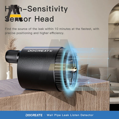 Water Leak Detector Multi-functional Sound Detector For Pipe Water Leak Suitable For Leak Detection Of Various Construction Pipe