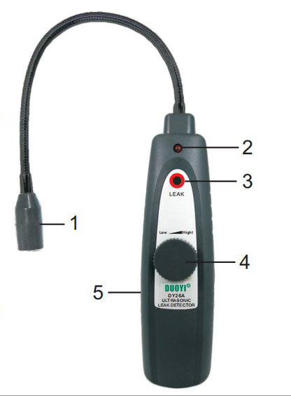 Ultrasonic Leak Detector for HVAC, plumbing