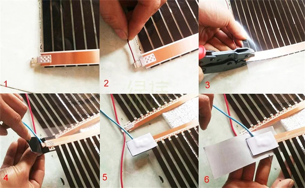 Infrared Graphene Underfloor Heating PTC Heating Film 1 ㎡ AC220V 240w/m2