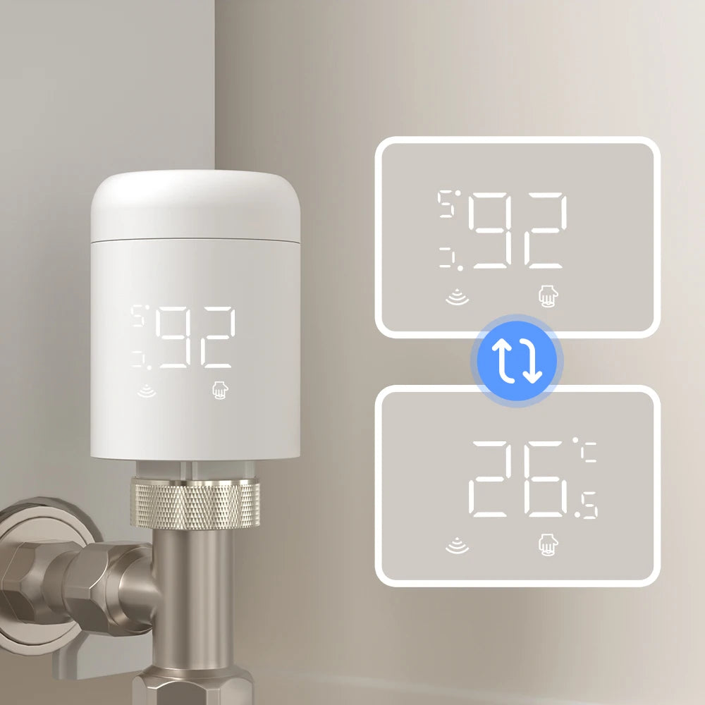 Smart thermostat for radiator that saves up to 30 % heating costs