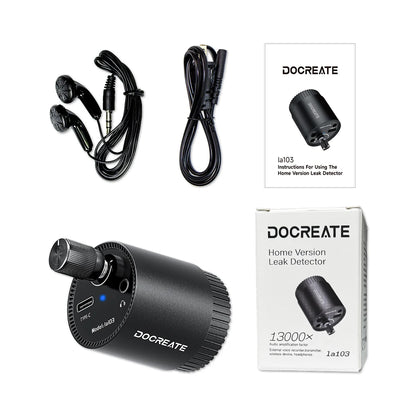 Water Leak Detector Multi-functional Sound Detector For Pipe Water Leak Suitable For Leak Detection Of Various Construction Pipe